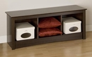 Prepac Fremont Espresso Cubbie Bench
