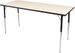 Regency Beige 66"x24" Adjustable Leg Activity Table