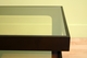 Sangria Glass Top Accent End Table - click to enlarge