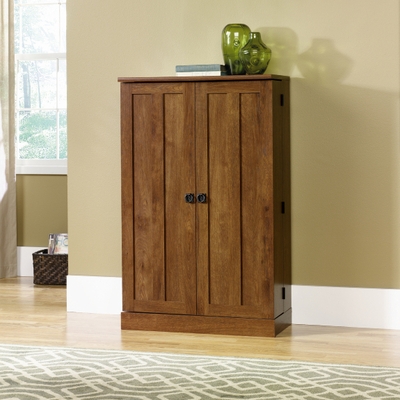 Sauder August Hill Multimedia Storage Cabinet Oiled Oak - 409550 ...