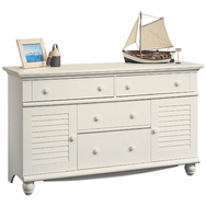 Sauder Harbor View Dresser Antique White - 158016 - Sauder Furniture
