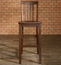 School House Bar Stool - Mahogany with 30 Seat Height