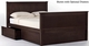 School House Casey Full Size Panel Bed in Chocolate - click to enlarge