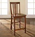 Shield Back Bar Stool - Classic Cherry with 24 Seat Height