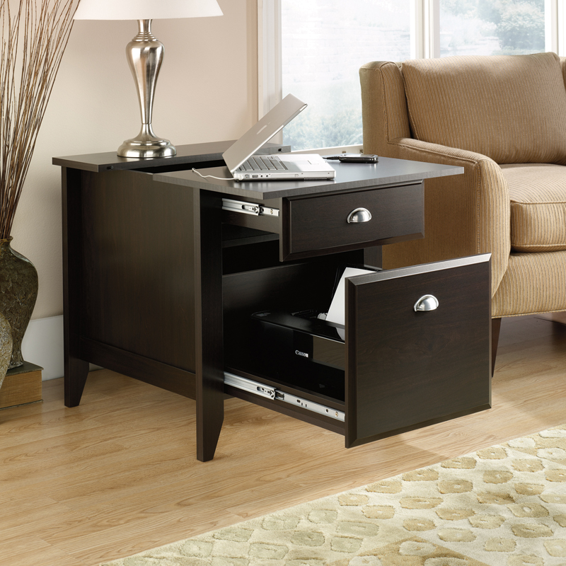 Shoal Creek Smartcenter Side Table Jamocha Wood - 413087 - Sauder