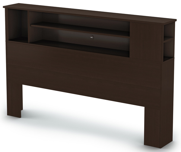 South Shore Vito Bookcase Headboard - Thumbnail 5