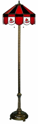 Sports Fan Louisville Cardinalsa Floor Lamp - click to enlarge