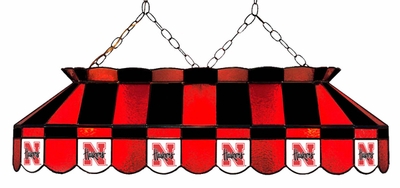 Sports Fan Nebraska Cornhuskers Pool Table Lamp - click to enlarge