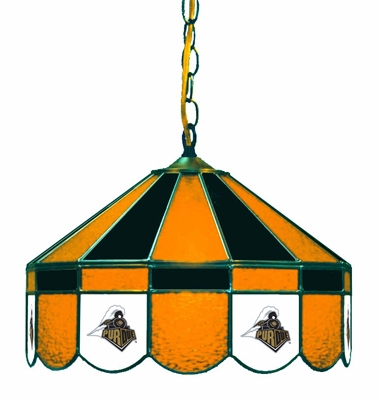 Sports Fan Purdue Boilermakers Hanging Pub Lamp - click to enlarge