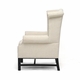 Sussex Beige Linen Club Chair with Button Tufted Backrest (Set of 2) - click to enlarge
