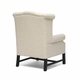 Sussex Beige Linen Club Chair with Button Tufted Backrest (Set of 2) - click to enlarge
