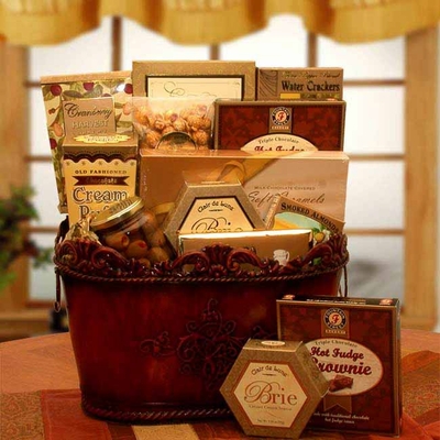 The Gourmet Encore Gift Basket - click to enlarge