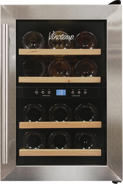 Vinotemp VT-12TEDS-2Z 12 Bottle Thermoelectric Wine Cooler - 2