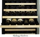 Vinotemp VT-188 Black / Metal 160 Bottle Wine Cellar - click to enlarge