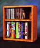 Wood Shed Desktop or Shelf CD-DVD-VHS Combination Storage Rack - 211-1W ...