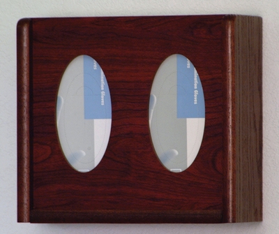 Wooden Mallet 2 Pocket Glove / Tissue Box Holder - click to enlarge