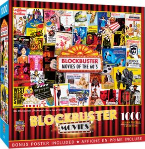 Blockbuster Movies 60's 1000 Piece Puzzle