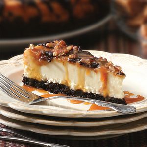 David's Cookies Chocolate Caramel Pecan Cheesecake