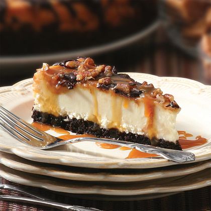 David's Cookies Chocolate Caramel Pecan Cheesecake