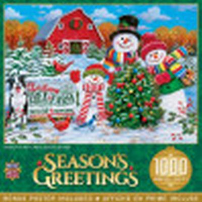 Eurographics Furry Friends Holiday Farm 1000-Piece Puzzle – Adorable Lab Puppies In A Vintage Truck!