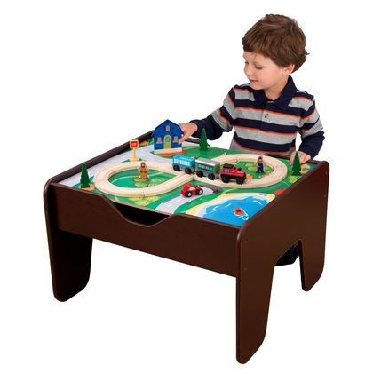Kidkraft 2-in-1 Activity Table with Board - Espresso