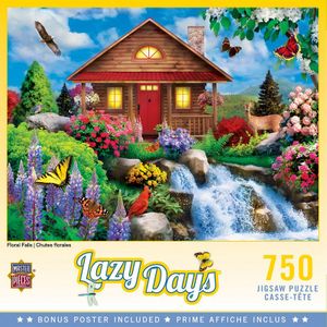 Lazy Days - Floral Falls 750 Piece Puzzle
