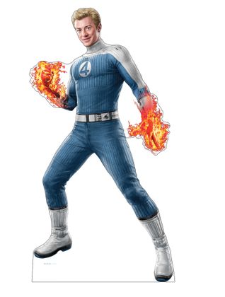 Marvel Fantastic Four Human Torch Lifesize Cardboard Cutout
