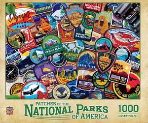 National Parks Patches 1000 Piece Puzzle