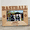 Personalized Baseball Wood Picture Frame