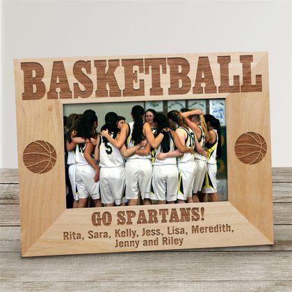Personalized Basketball Wood Picture Frame