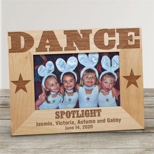 Personalized Dance Wood Picture Frame