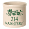 Personalized Dogwood Branch 2 Gallon Stoneware Crock