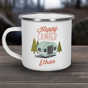 Personalized Happy Camper Camper Mug