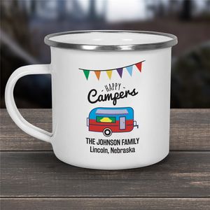 Personalized Happy Campers Camper Mug