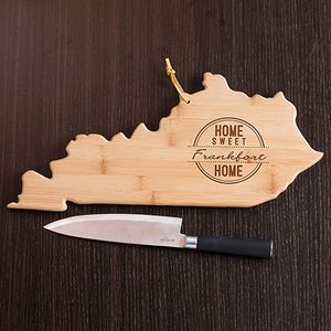 Personalized Home Sweet Home Kentucky Cutting Board