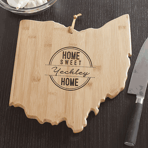 Personalized Home Sweet Home Ohio Cutting Board