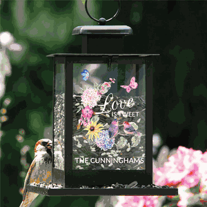 Personalized Love is Tweet Bird Feeder