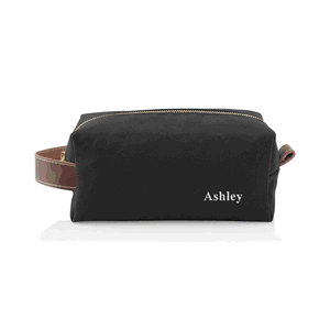 Personalized Name Canvas Dopp Kit