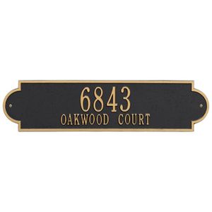 Personalized Richmond Estate 2 Line Wall Plaque