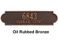Personalized Richmond Estate 2 Line Wall Plaque