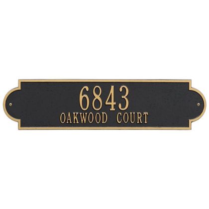 Personalized Richmond Estate 2 Line Wall Plaque