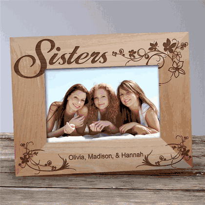Personalized Sisters Picture Frame