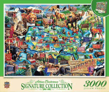 Signature USA National Parks 3000 Piece Puzzle