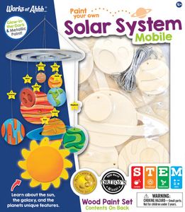 Solar System Mobile Wood Paint Kit