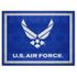 U.S. Air Force 8ft. x 10 ft. Plush Area Rug