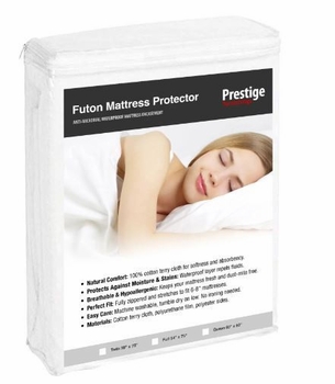 Futon Mattress Protector � Zippered Cotton Terry Encasement