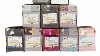 6 PC set Queen size Bed sheets on sale