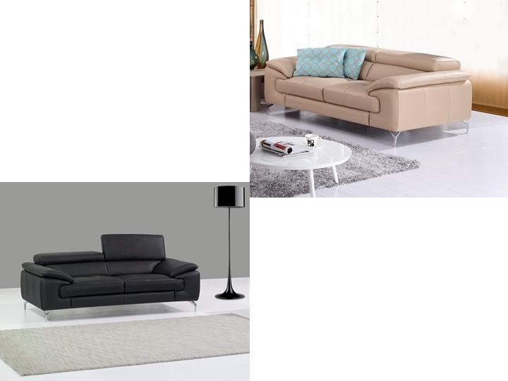 J&M A973 made in Italy high quality Italian leather sofa living room