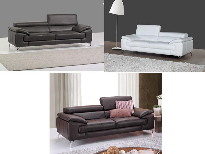 J&M A973 made in Italy high quality Italian leather sofa living room