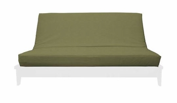 SAGE QUEEN SUEDE TEXTURE FUTON COVER